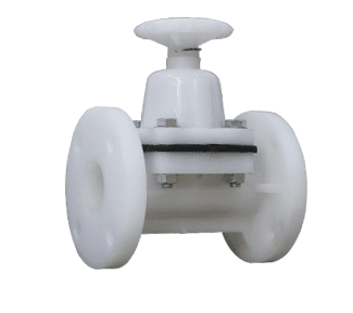 PP Diaphragm Valve Flange End