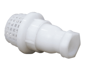 pp foot valve threaded